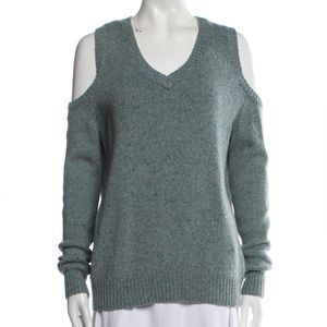REBECCA MINKOFF Wool Blend Page Cut Out Sweater